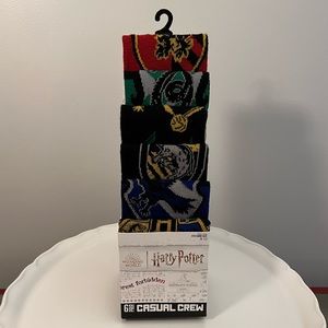 Harry Potter Casual Crew 6-Pack of Socks NWT